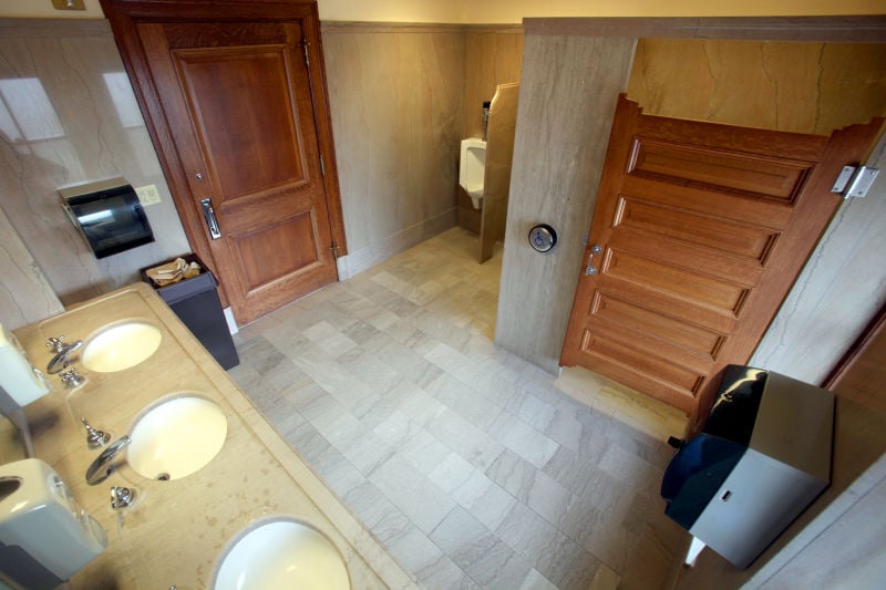State Capitol fourth floor bathroom